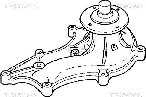 Triscan 8600 13006 - Водяний насос autocars.com.ua