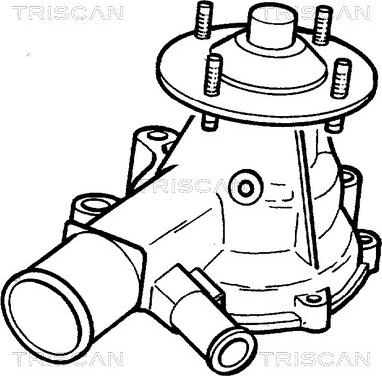 Triscan 8600 13129 - Водяной насос autodnr.net