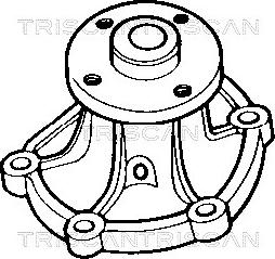 Triscan 8600 13865 - Водяний насос autocars.com.ua