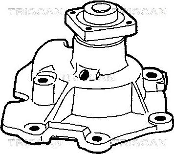 Triscan 8600 16836 - Водяной насос avtokuzovplus.com.ua