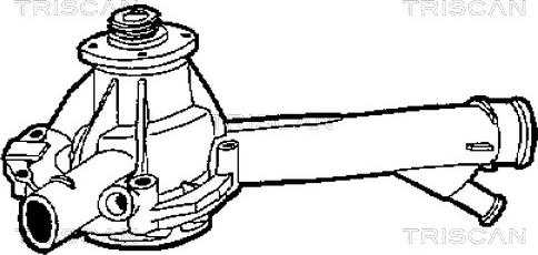 Triscan 8600 23001 - Водяной насос autodnr.net