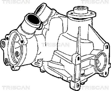 Triscan 8600 23009 - Водяний насос autocars.com.ua