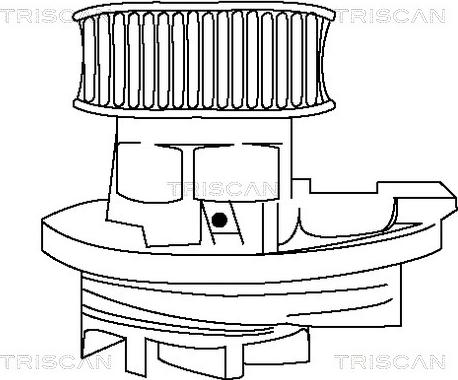 Triscan 8600 24002 - Водяной насос autodnr.net