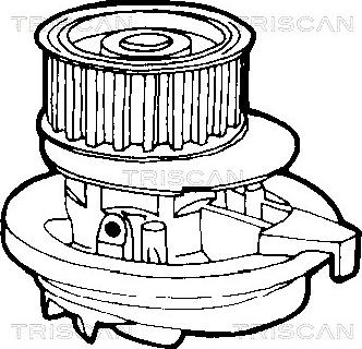 Triscan 8600 24866 - Водяний насос autocars.com.ua