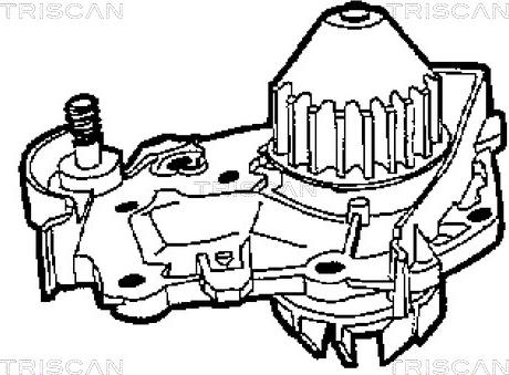 Triscan 8600 25010 - Водяний насос autocars.com.ua