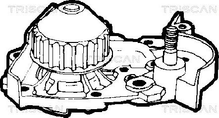 Triscan 8600 25876 - Водяний насос autocars.com.ua