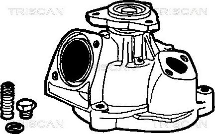 Triscan 8600 29896 - Водяний насос autocars.com.ua