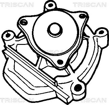 Triscan 8600 40809 - Водяний насос autocars.com.ua