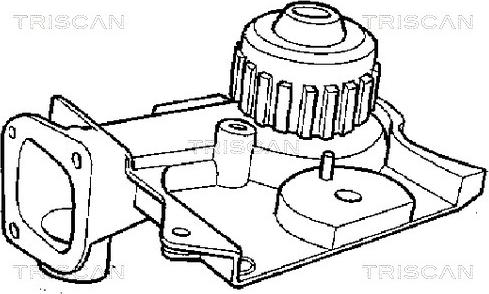 Triscan 8600 50855 - Водяний насос autocars.com.ua