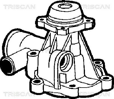 Triscan 8600 65887 - Водяной насос avtokuzovplus.com.ua