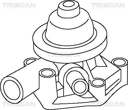 Triscan 8600 68940 - Водяний насос autocars.com.ua