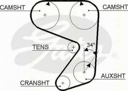 Triscan 8645 5004 - Ремінь ГРМ autocars.com.ua