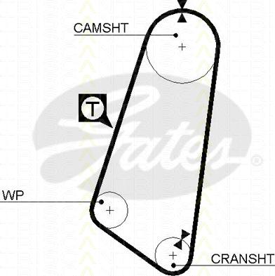 Triscan 8645 5030 - Ремінь ГРМ autocars.com.ua