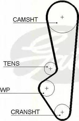 Triscan 8645 5097 - Ремінь ГРМ autocars.com.ua