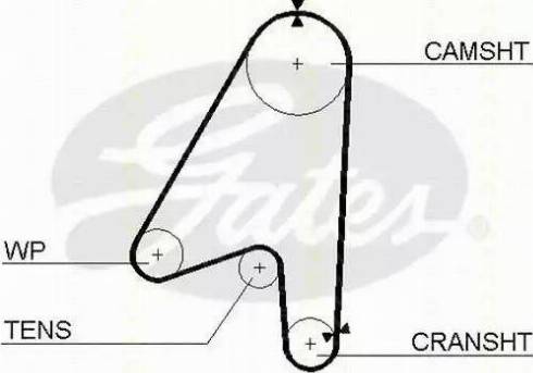 Triscan 8645 5239 - Ремінь ГРМ autocars.com.ua