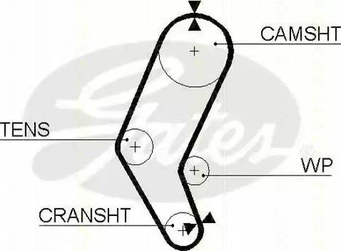 Triscan 8645 5272 - Ремінь ГРМ autocars.com.ua