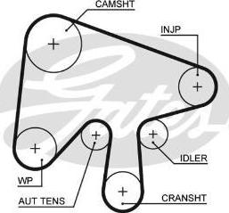 Triscan 8645 5630xs - Ремінь ГРМ autocars.com.ua