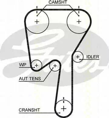 Triscan 8647 10073 - Комплект ремня ГРМ autodnr.net