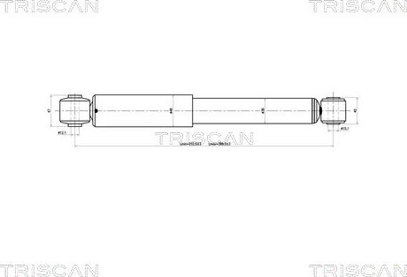 Triscan 8705 24202 - Амортизатор autocars.com.ua
