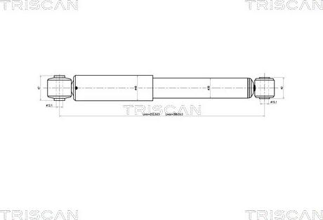 Triscan 8705 24202 - Амортизатор avtokuzovplus.com.ua