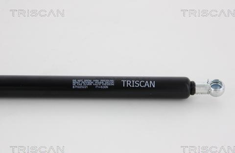 Triscan 8710 25221 - Газова пружина, кришка багажник autocars.com.ua