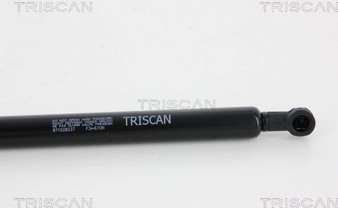 Triscan 8710 28237 - Газовая пружина, упор avtokuzovplus.com.ua