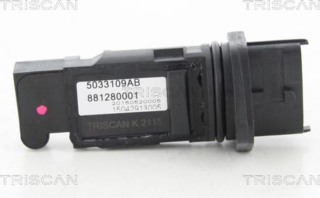 Triscan 8812 80001 - Датчик потоку, маси повітря autocars.com.ua