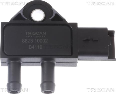 Triscan 8823 10002 - Датчик, тиск вихлопних газів autocars.com.ua