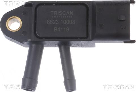 Triscan 8823 10008 - Датчик тиску відпрацьованих газів Nissan Qashqai - Renault Koleos 2.0 dCi 07- autocars.com.ua