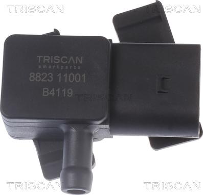 Triscan 8823 11001 - Датчик, тиск вихлопних газів autocars.com.ua