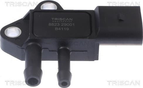 Triscan 8823 29001 - Датчик, тиск вихлопних газів autocars.com.ua