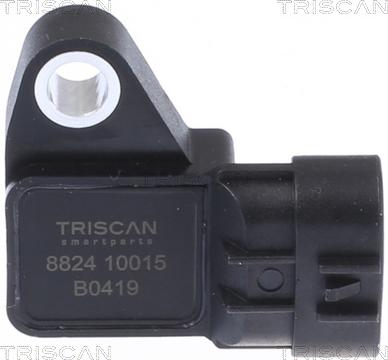 Triscan 8824 10015 - Датчик, тиск у впускний трубі autocars.com.ua