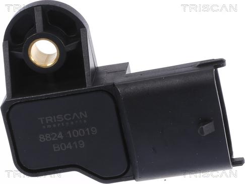 Triscan 8824 10019 - Датчик, тиск у впускний трубі autocars.com.ua