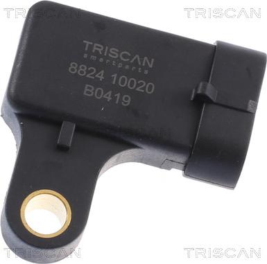 Triscan 8824 10020 - Датчик, тиск у впускний трубі autocars.com.ua