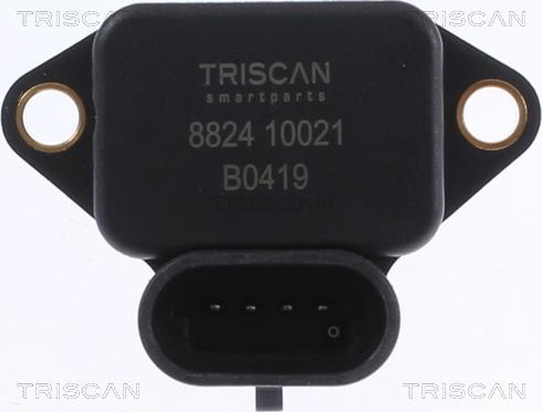 Triscan 8824 10021 - Датчик, тиск у впускний трубі autocars.com.ua