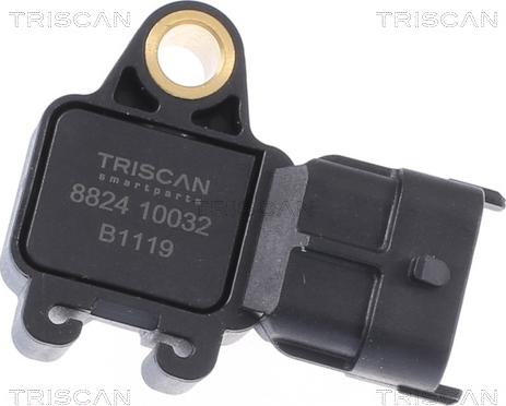 Triscan 8824 10032 - Датчик, тиск у впускний трубі autocars.com.ua