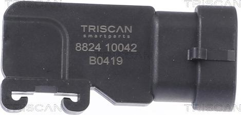 Triscan 8824 10042 - Датчик, тиск у впускний трубі autocars.com.ua
