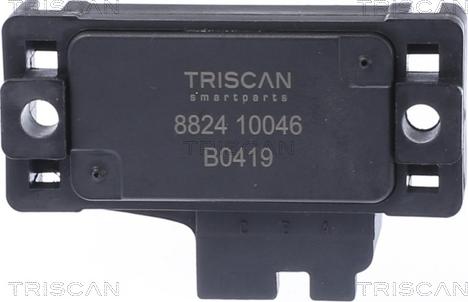 Triscan 8824 10046 - Датчик, тиск у впускний трубі autocars.com.ua