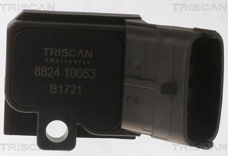 Triscan 8824 10053 - Датчик, тиск у впускний трубі autocars.com.ua