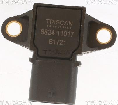 Triscan 8824 11017 - Датчик, тиск у впускний трубі autocars.com.ua