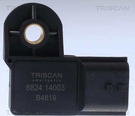 Triscan 8824 14003 - Датчик, тиск у впускний трубі autocars.com.ua