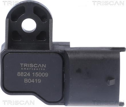 Triscan 8824 15009 - Датчик, тиск у впускний трубі autocars.com.ua