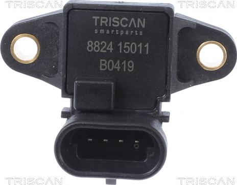 Triscan 8824 15011 - Датчик, тиск у впускний трубі autocars.com.ua