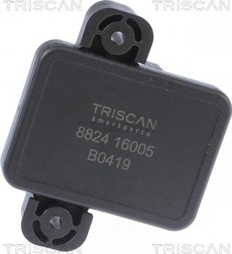 Triscan 8824 16005 - Датчик, тиск у впускний трубі autocars.com.ua