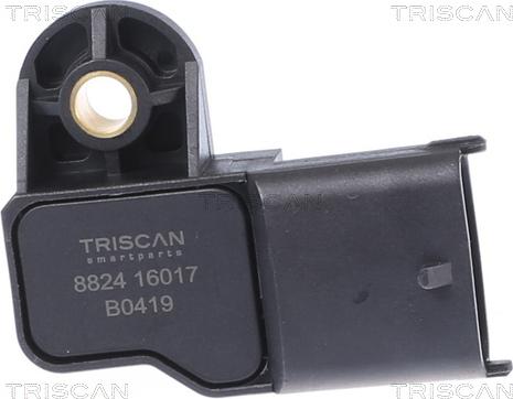 Triscan 8824 16017 - Датчик, давление во впускной трубе autodnr.net