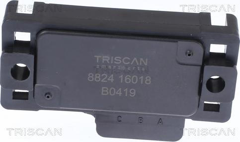 Triscan 8824 16018 - Датчик, давление во впускной трубе avtokuzovplus.com.ua