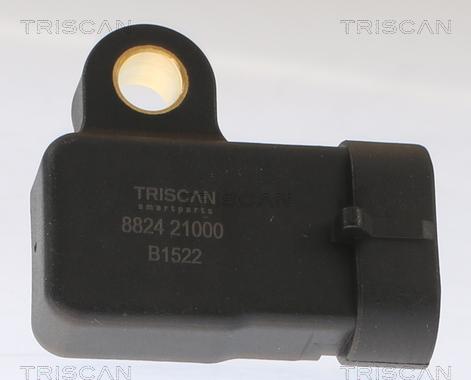 Triscan 8824 21000 - Датчик, тиск у впускний трубі autocars.com.ua