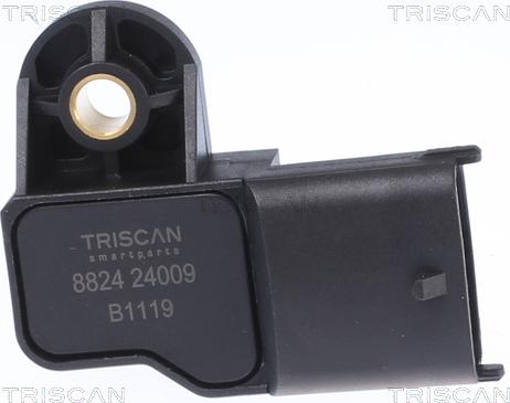 Triscan 8824 24009 - Датчик, тиск у впускний трубі autocars.com.ua