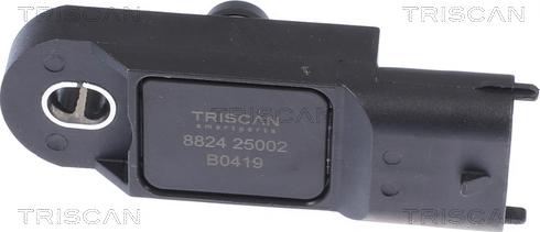 Triscan 8824 25002 - Датчик, тиск у впускний трубі autocars.com.ua