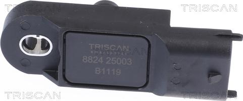 Triscan 8824 25003 - Датчик, тиск у впускний трубі autocars.com.ua